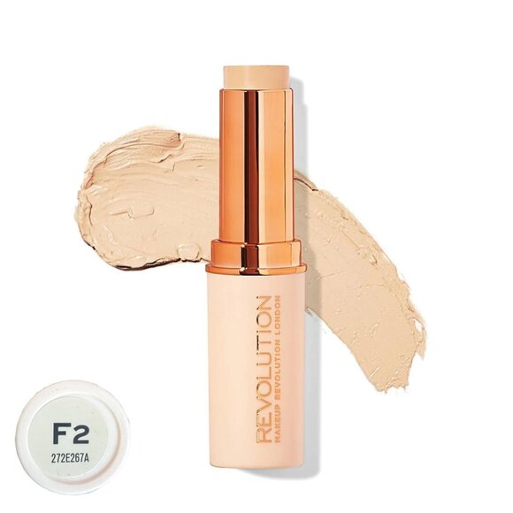 Revolution | F2 | Fast Base Stick Foundation | Fair with Yellow Undertone - Picture 1 of 7